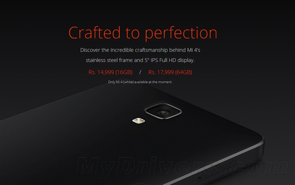 小米4 64GB印度大降价！