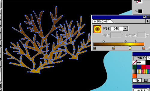 Illustrator绘制美丽的海底世界_脚本之家jb51.net