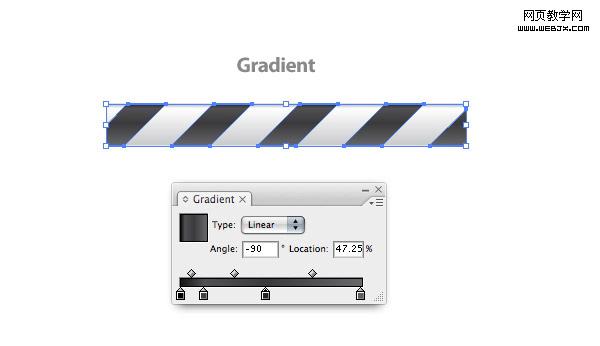 Illustrator教程:制作矢量电影场记板图标_jb51.net16
