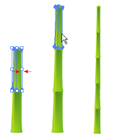 Illustrator教程:制作大片竹林-脚本之家