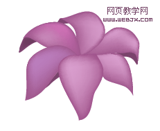 Illustrator渐变网格绘制紫百合-脚本之家