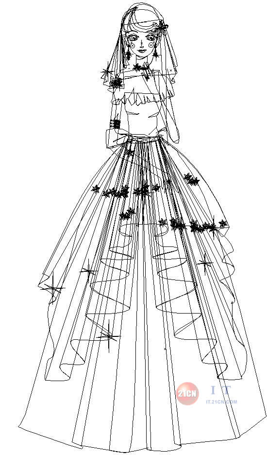 Illustrator教程：高贵美丽大方佳人_jb51com