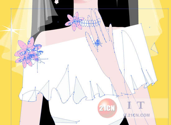 Illustrator教程：高贵美丽大方佳人_jb51com