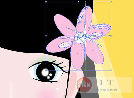 Illustrator教程：高贵美丽大方佳人_jb51com