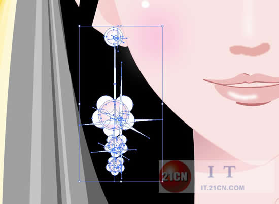 Illustrator教程：高贵美丽大方佳人_jb51com