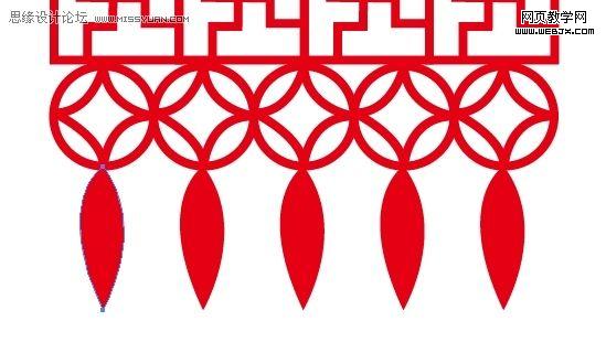 Illustrator教程:绘制春节挂钱儿图案_脚本之家