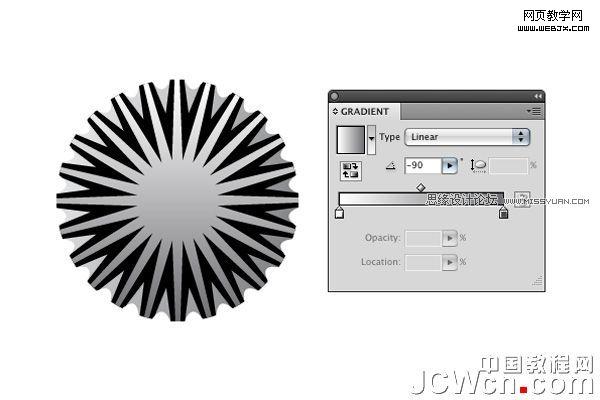 Illustrator CS4教程:绘制矢量瓶盖_脚本之家
