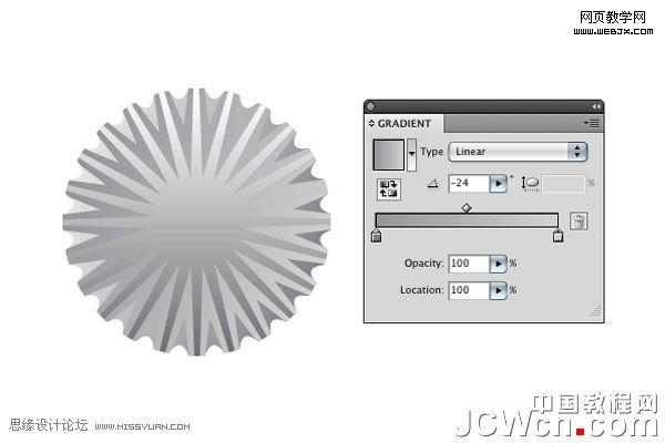 Illustrator CS4教程:绘制矢量瓶盖_脚本之家