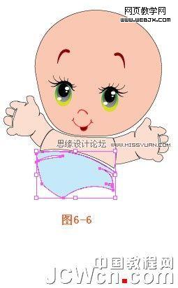 Illustrator绘制人物教程:可爱卡通宝宝_脚本之家
