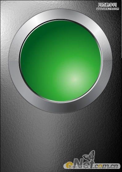 Illustrator教程:绘制透明质感绿色金属标志_脚本之家