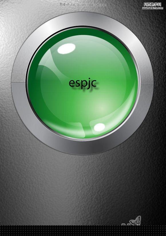 Illustrator教程:绘制透明质感绿色金属标志_脚本之家