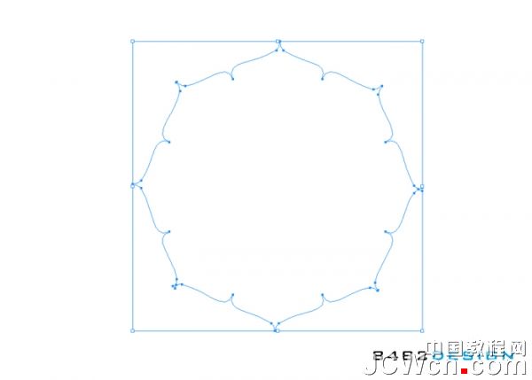 Illustrator实用教程：八瓣莲花形状的制作技巧_中国教程网
