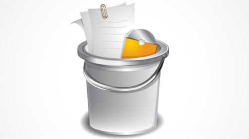 how to create a shiny bucket icon