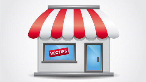 create a simple storefront icon