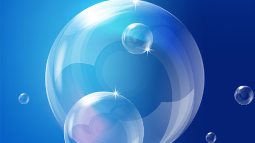 how to create realistic vector bubbles