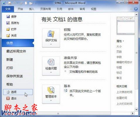 在Word2010文档窗口显示“开发工具”选项卡  三联