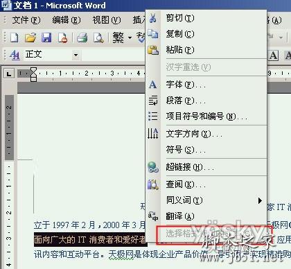 找回Word“选择格式相似的文本”命令 脚本之家