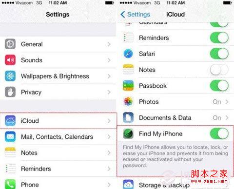 iOS7设备防盗教程：激活锁+查找手机1