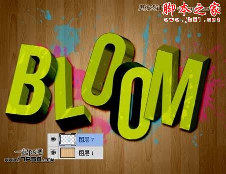 Illustrator结合PS制作超酷的立体字教程,脚本之家