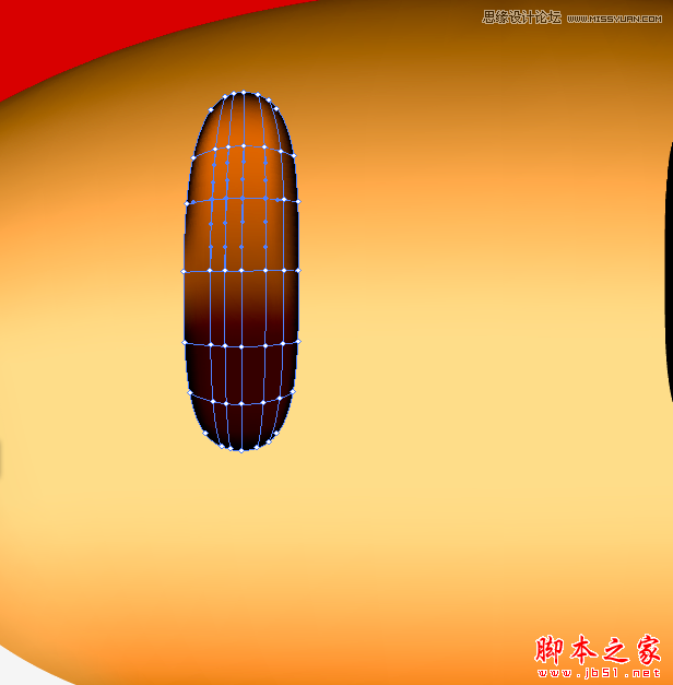 Illustrator绘制立体效果的逼真蘑菇,脚本之家