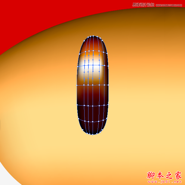 Illustrator绘制立体效果的逼真蘑菇,脚本之家