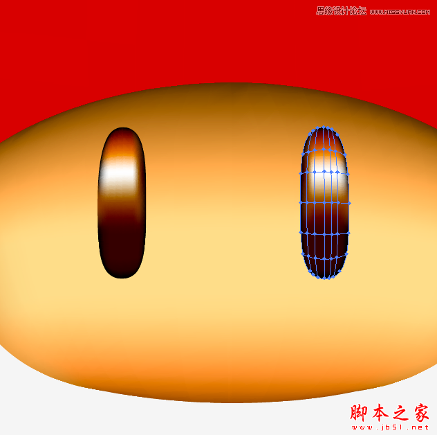 Illustrator绘制立体效果的逼真蘑菇,脚本之家