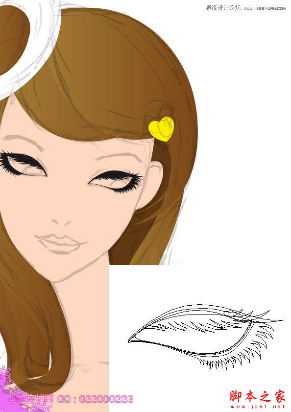 Illustrator绘制浪漫时尚的情人节插画场景,PS教程,思缘教程网