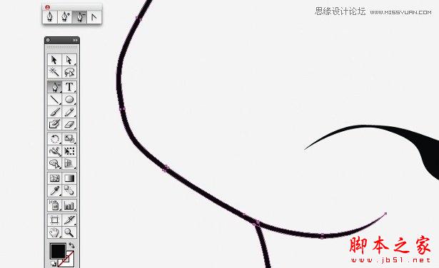 Illustrator绘制一张水滴飞溅效果的面部特效,脚本之家