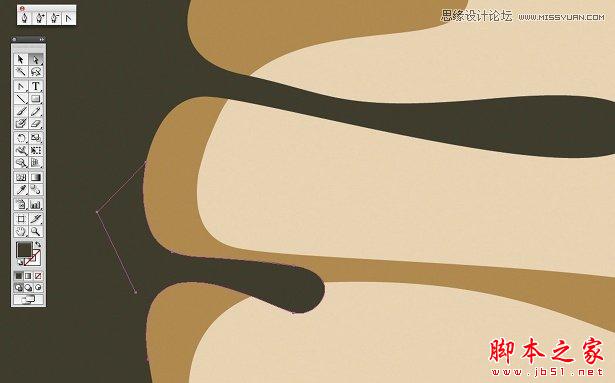 Illustrator绘制一张水滴飞溅效果的面部特效,脚本之家