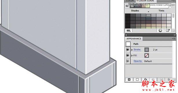 Illustrator使用3D工具和参考线来创建立体的图标,脚本之家