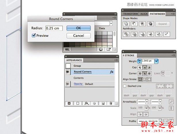Illustrator使用3D工具和参考线来创建立体的图标,脚本之家