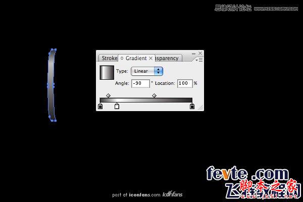Illustrator绘制质感电池图标,脚本之家