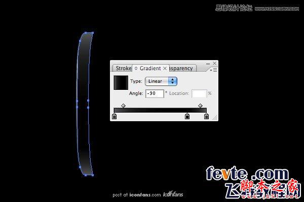 Illustrator绘制质感电池图标,脚本之家