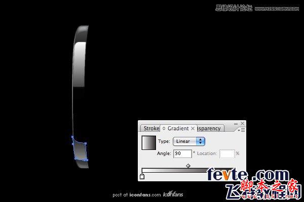 Illustrator绘制质感电池图标,脚本之家