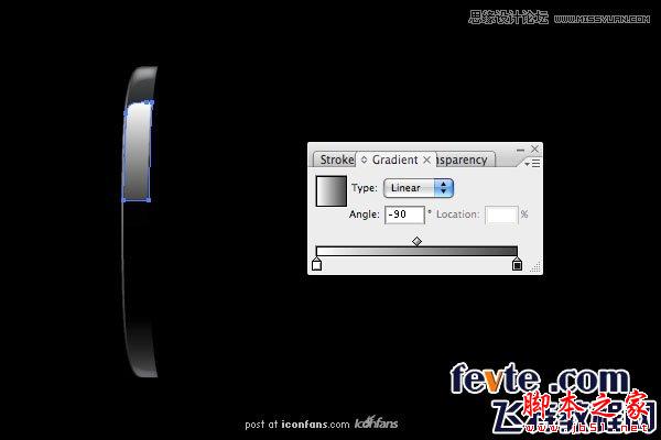 Illustrator绘制质感电池图标,脚本之家