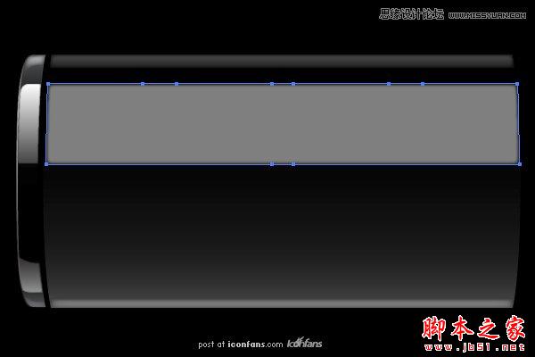 Illustrator绘制质感电池图标,脚本之家