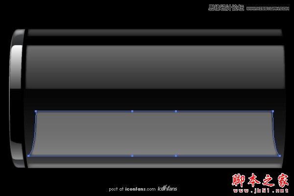 Illustrator绘制质感电池图标,脚本之家