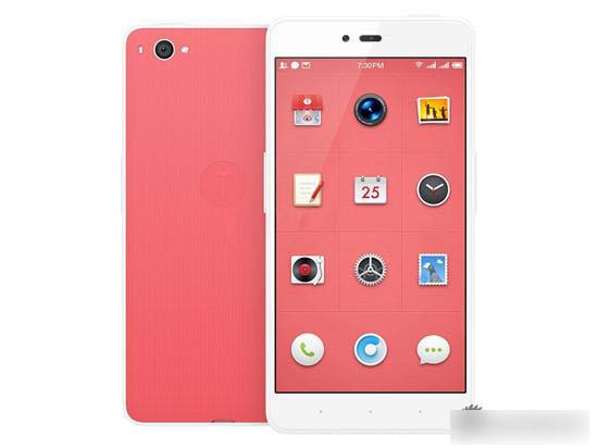 网络上已经曝光的坚果手机