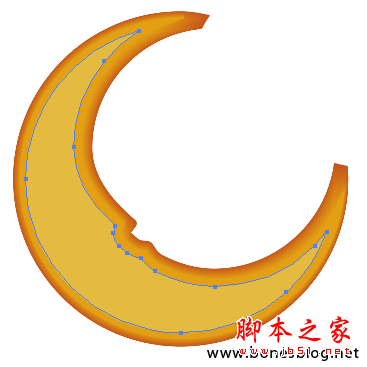 Illustrator绘制矢量画实例月亮图腾_天极设计在线转载