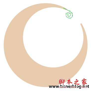 Illustrator绘制矢量画实例弯弯月牙_天极设计在线转载