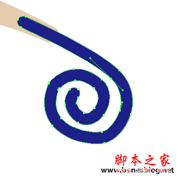 Illustrator绘制矢量画实例弯弯月牙_天极设计在线转载