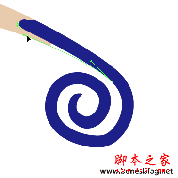 Illustrator绘制矢量画实例弯弯月牙_天极设计在线转载