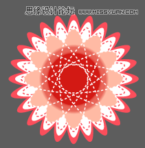 Illustrator绘制炫丽时尚的花朵教程,脚本之家