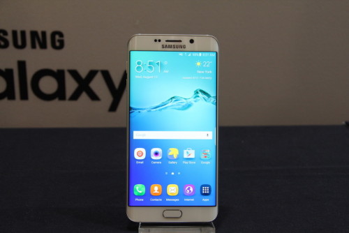 三星S6 edge+与Galaxy Note5新品发布会真机图及情况对比