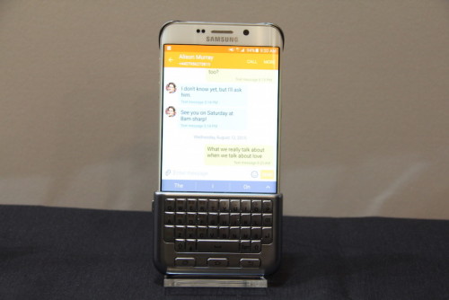 三星S6 edge+与Galaxy Note5新品发布会真机图及情况对比