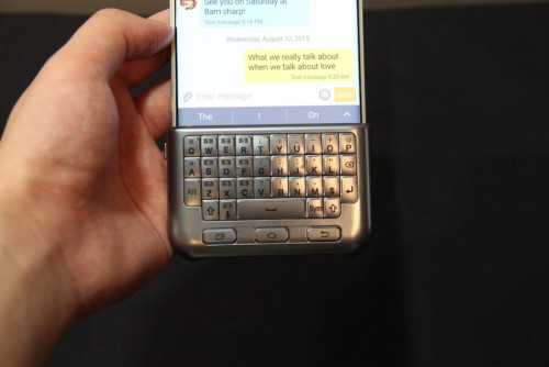 三星S6 edge+与Galaxy Note5新品发布会真机图及情况对比