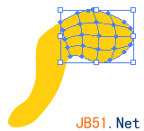 重设AI变形边框控制网格和分割建立渐变网格
