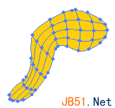 重设AI变形边框控制网格和分割建立渐变网格