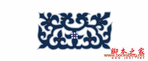 Illustrator精细绘制青花瓷盘三维效果图