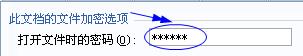 怎样给Word2003文档设置密码?